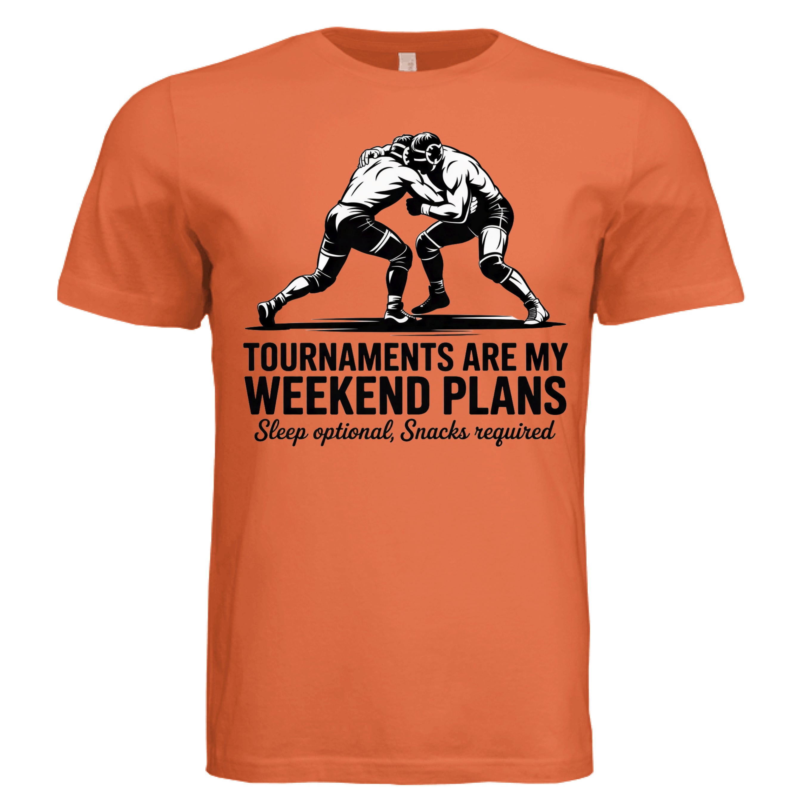 Solid Orange Triblend - FRONT