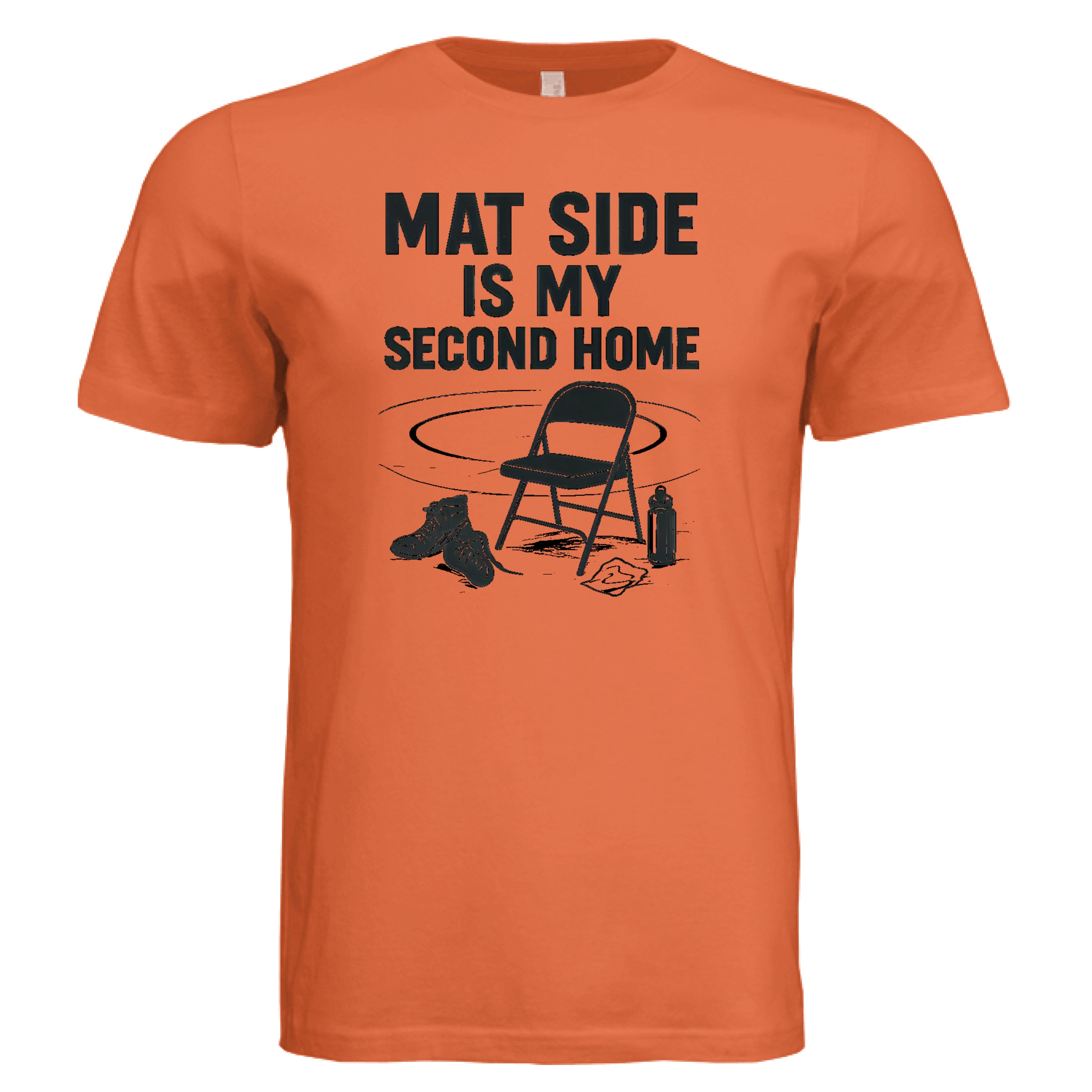 Solid Orange Triblend - FRONT