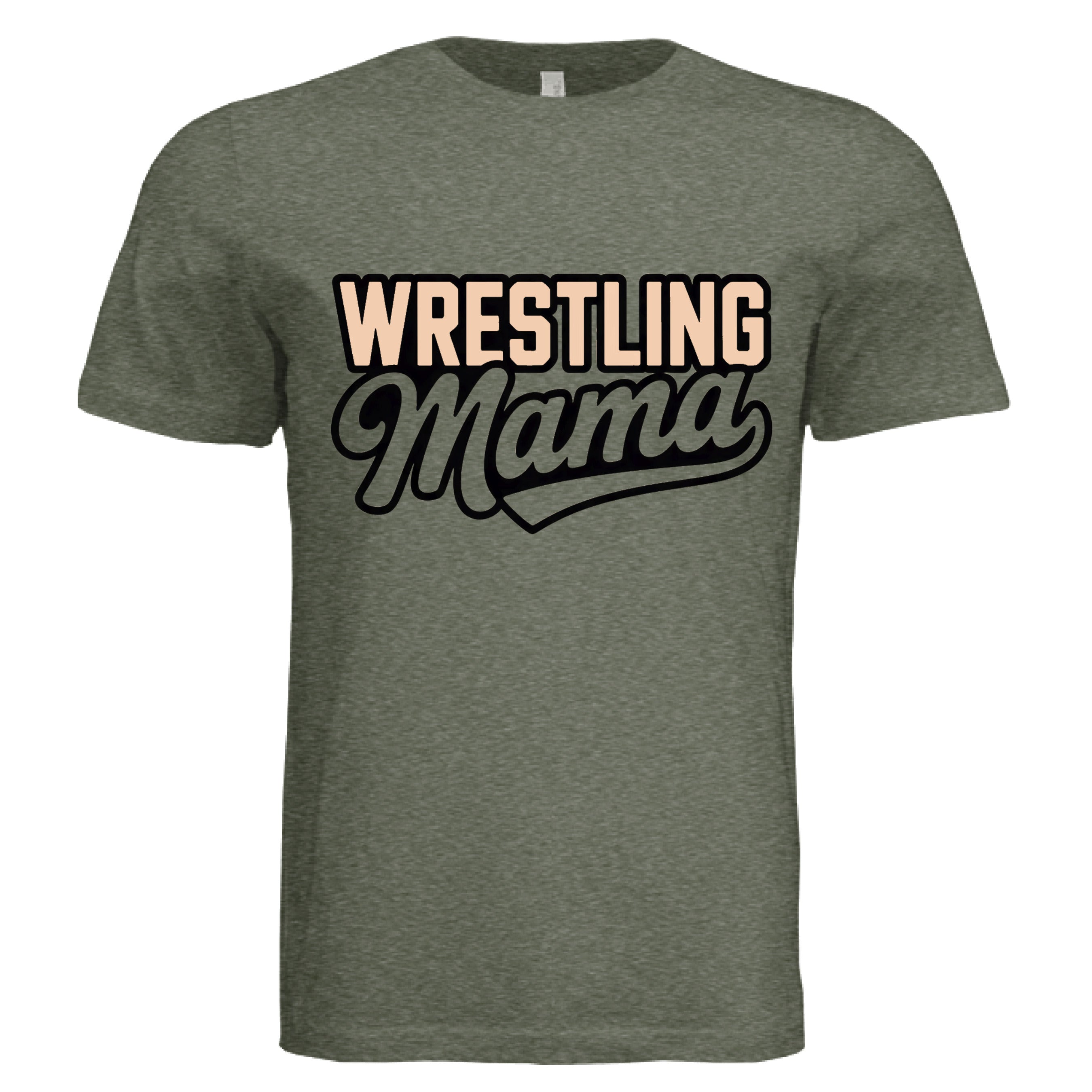 Military Green Triblend - FRONT
